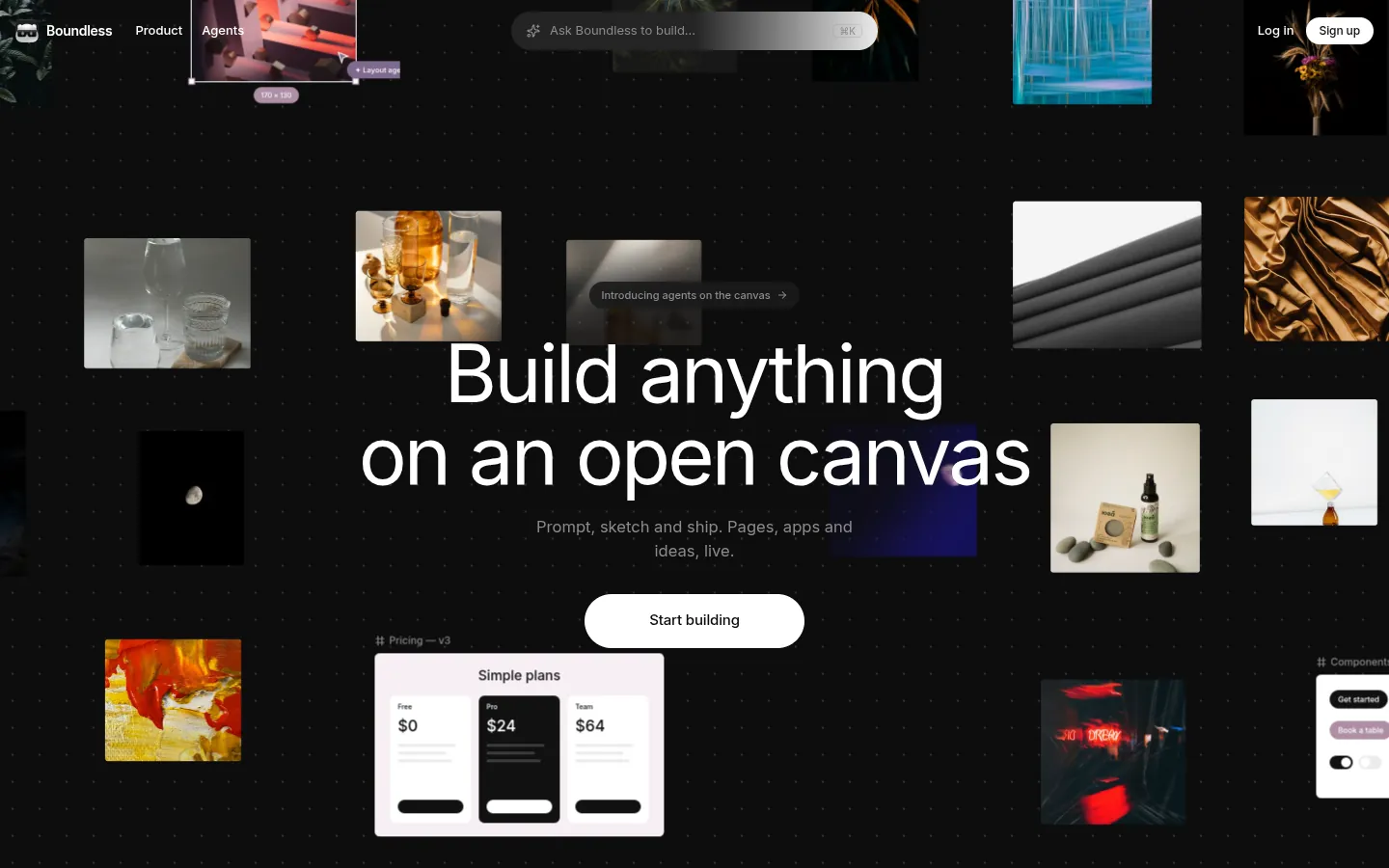 AI Canvas — home page