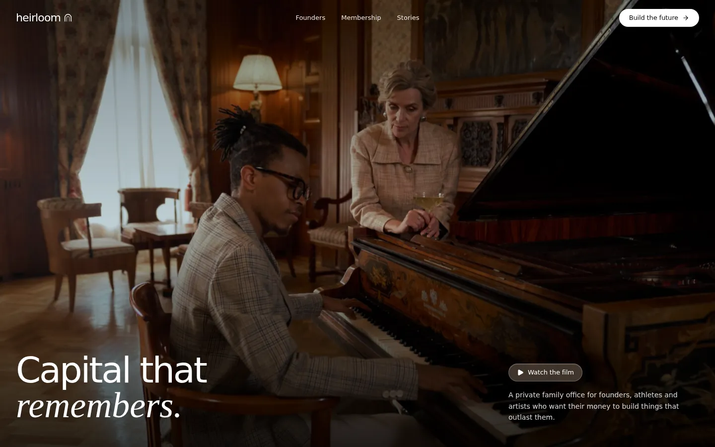 Heirloom — home page