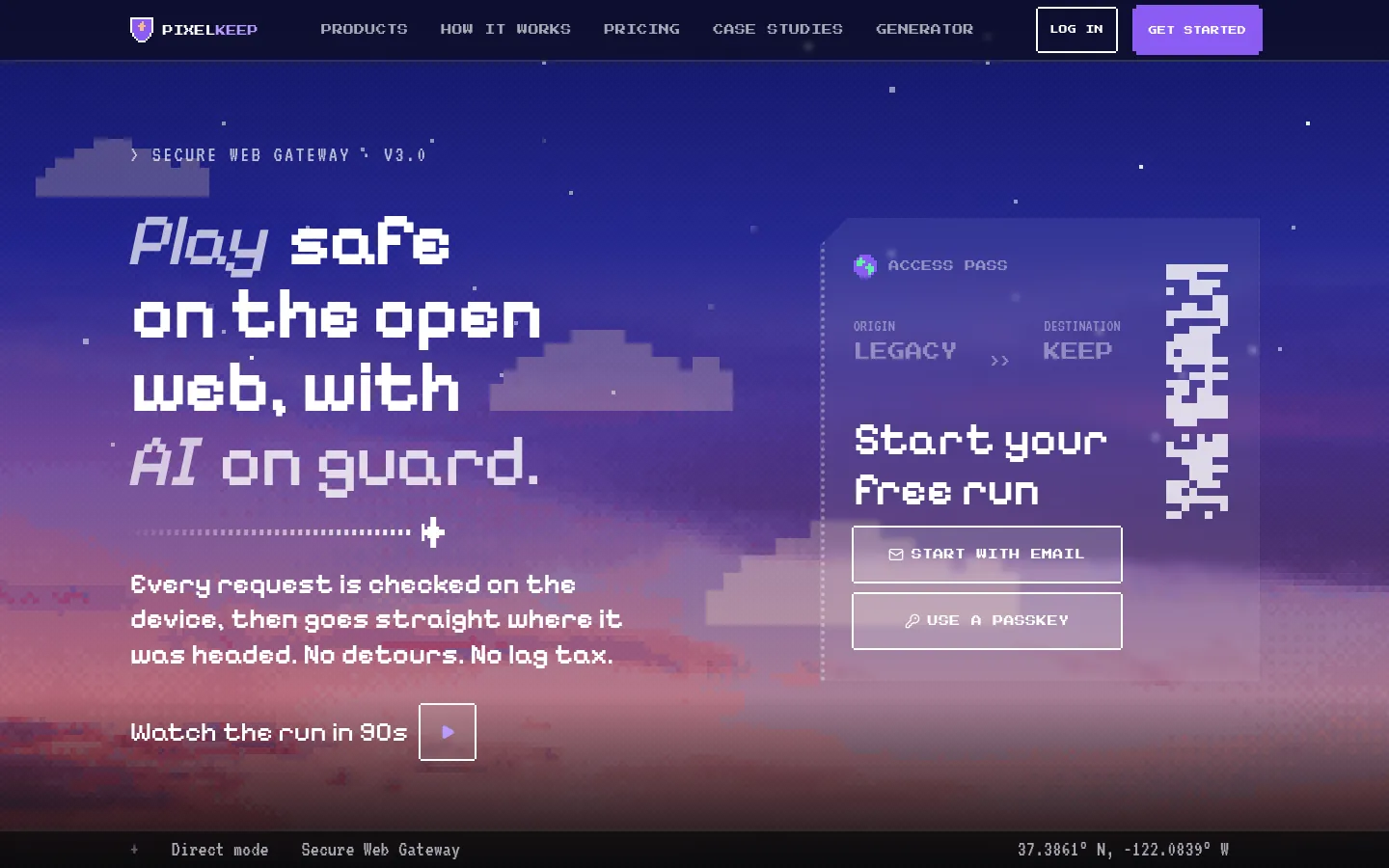 Pixelkeep — home page