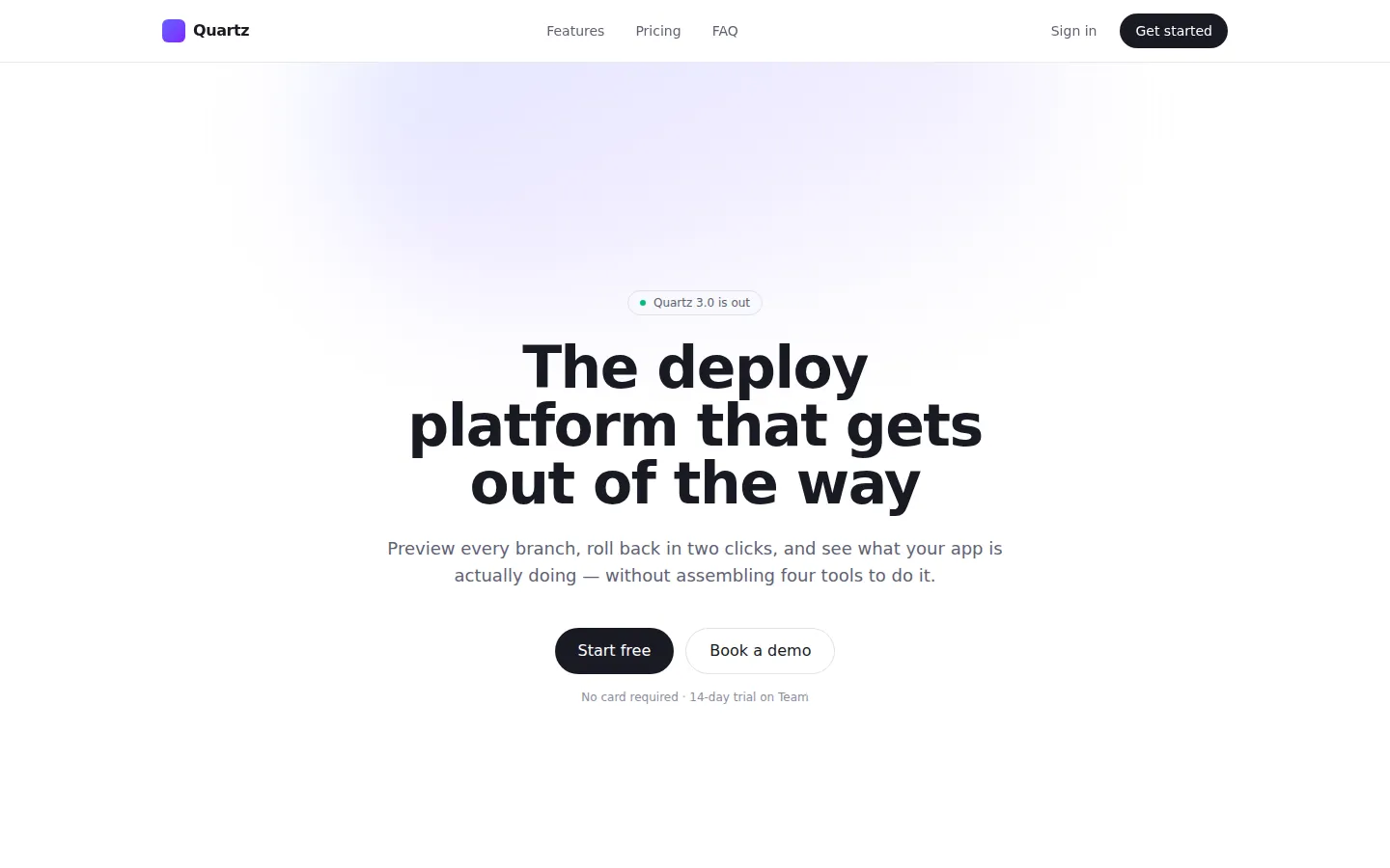 SDK Scaffold — home page